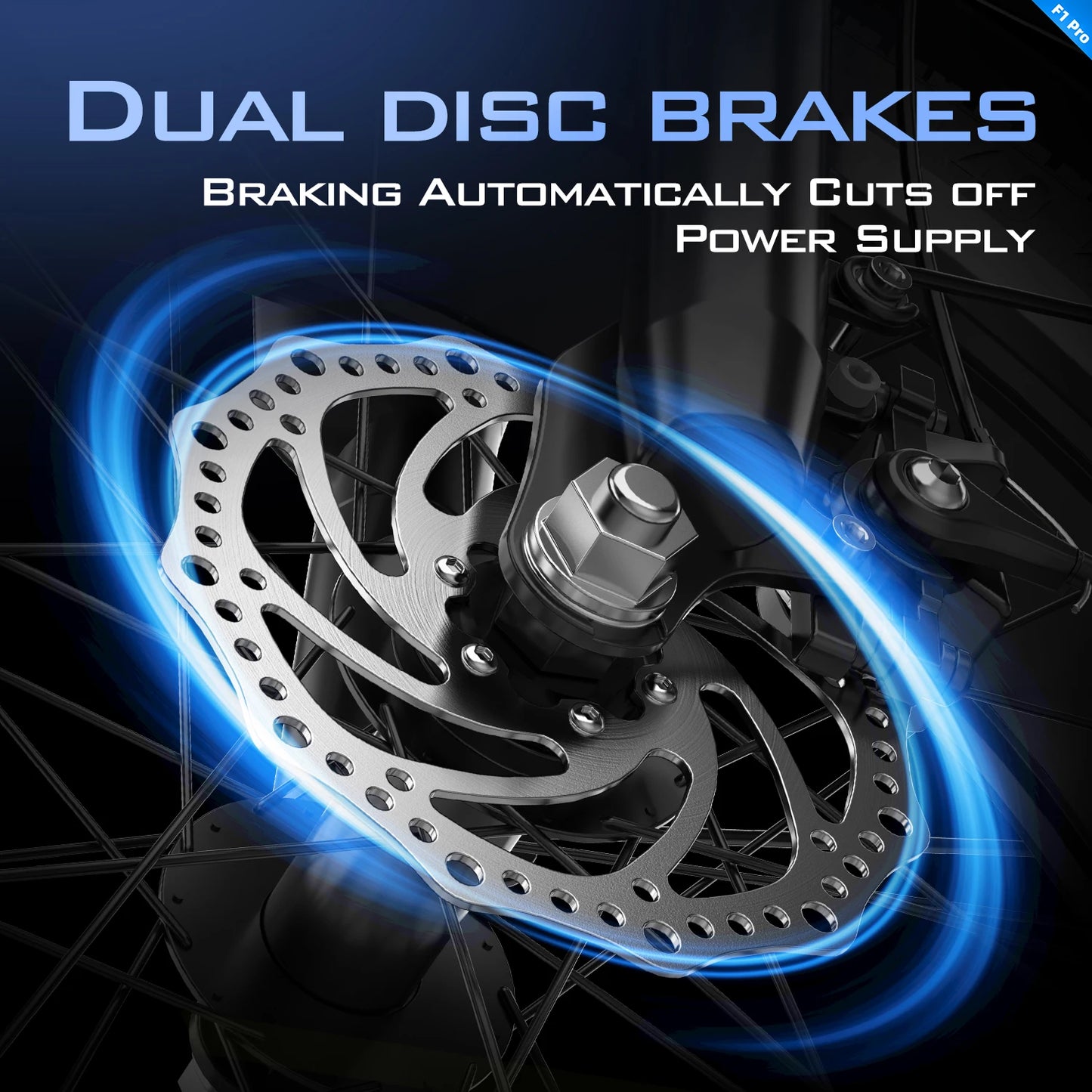 UNIBIKE F1 PRO E-Bike 748W Motor 48V15AH Removable Lithium Battery Dual Hydraulic Brake Electric Bike 20*4-Inch Fat Tire E-Bike