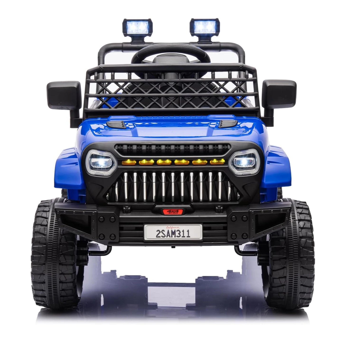 12V Kids Ride On Car, Electric Vehicle for Toddlers with Remote Control, 3 Speeds, LED Lights, Music & USB Port, Battery Powered