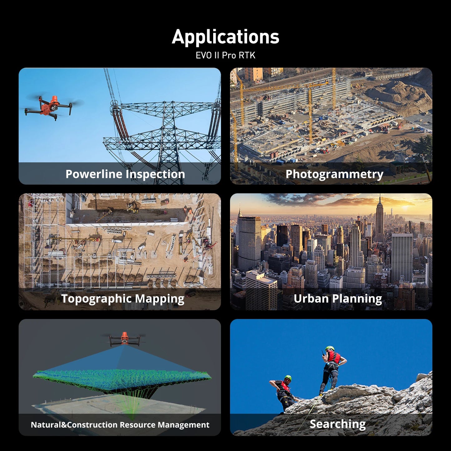 Autel RTK V3 Drone Professional 6K HD Camara 1"CMOS Sensor Centimeter-Level Positioning Foldable Drone for Mapping Photography