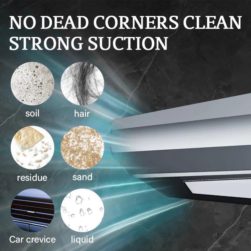 Car vacuum cleaner, portable 35000pa high suction wet and dry vacuum cleaner, car 12V cigarette lighter socket