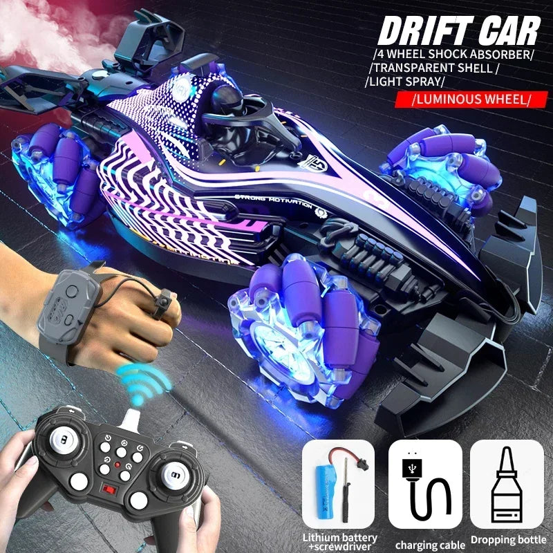 New Drift RC Car Remote Control Car Racing Spray 2.4G High Speed Off Road Competition Vehicle RC Boys Toys for Children Toy Gift