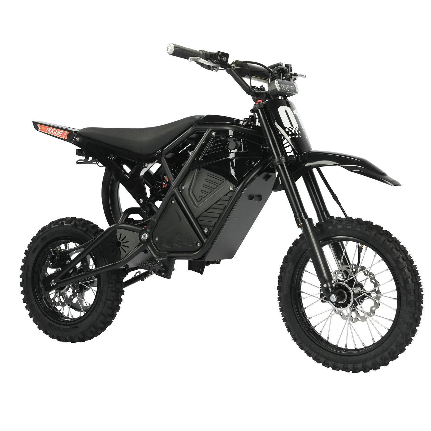1 YEAR Warranty 2000W Electric Dirt Bike for Teens & Adults, EBike, 48V Removable Battery E Bikes, 14"/12" Fat Tires Bicycle