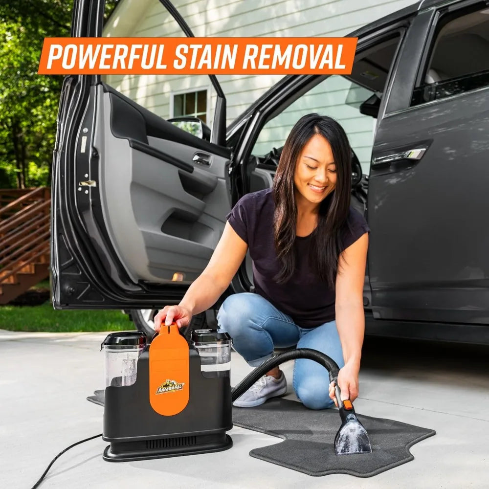 Portable Carpet & Upholstery Cleaner with Tools for Pets, Rugs, Couches and Auto Interiors