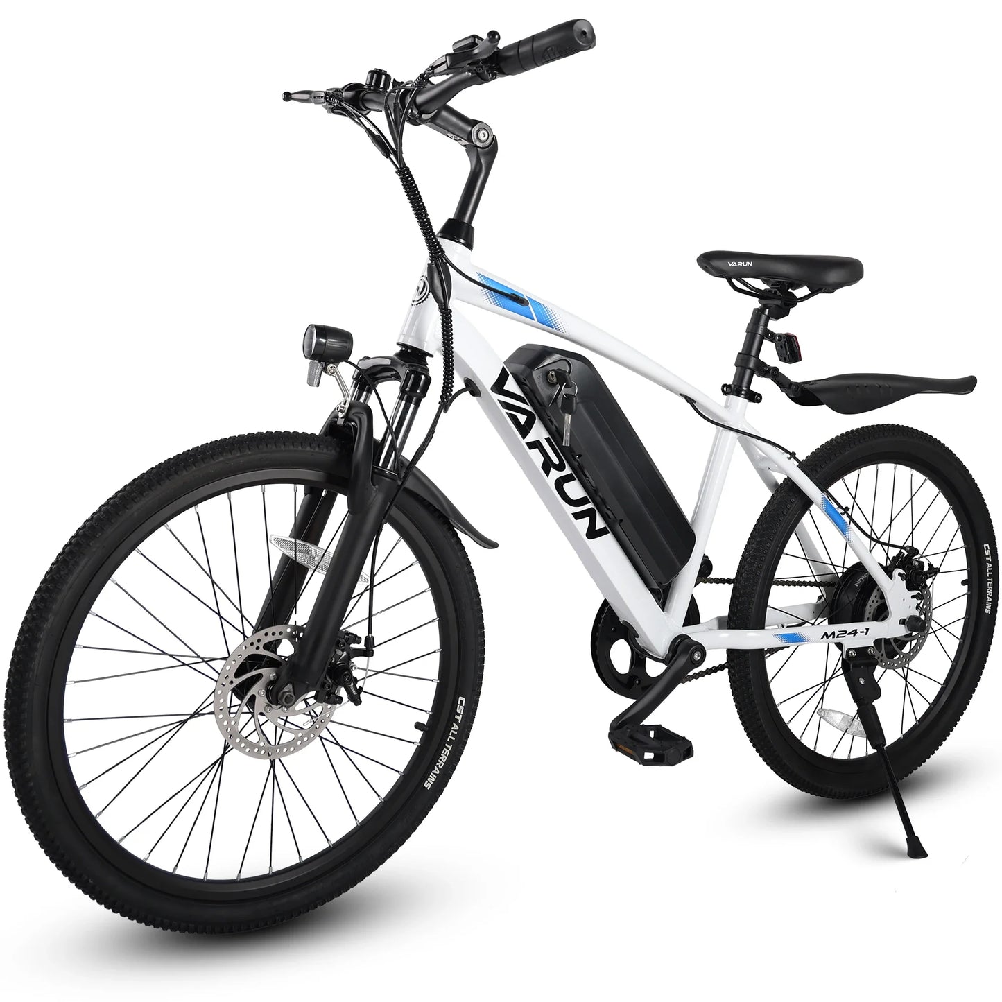 VARUN M24-1 E-Bike For Adults 250W Motor 36V 7.8Ah Battery Mountain Electric Bike 24 Inch Tires City Commuter Electric Bicycle