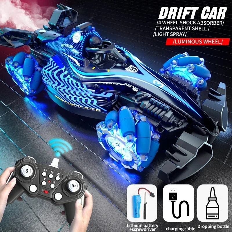 New Drift RC Car Remote Control Car Racing Spray 2.4G High Speed Off Road Competition Vehicle RC Boys Toys for Children Toy Gift