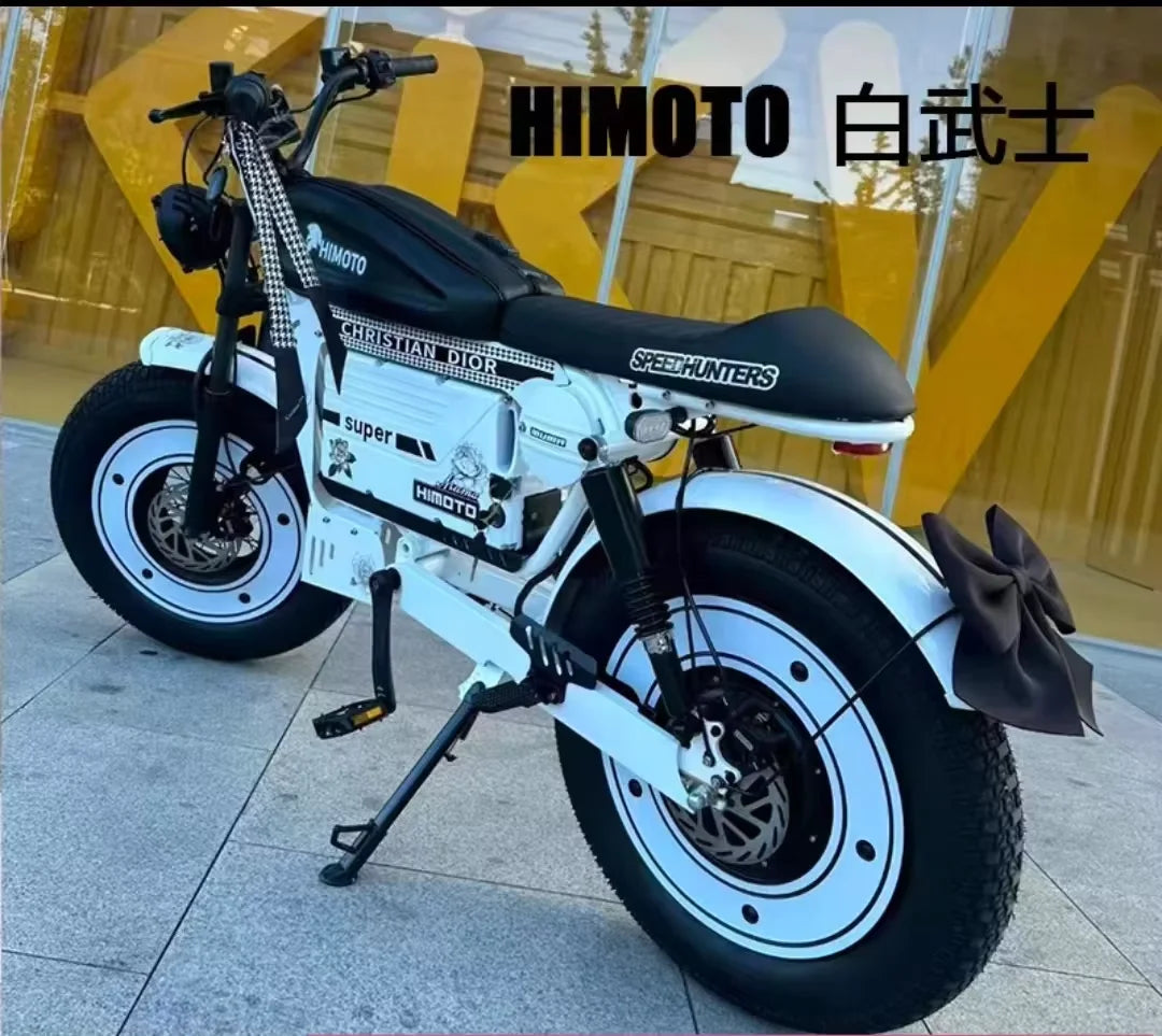 EBIK Black Warrior 3000W Motorcycle 60V 45AH ebike Adult Highway Electric Bike 20-inch Off-Road Fat Tires Suitable for Desert Mo