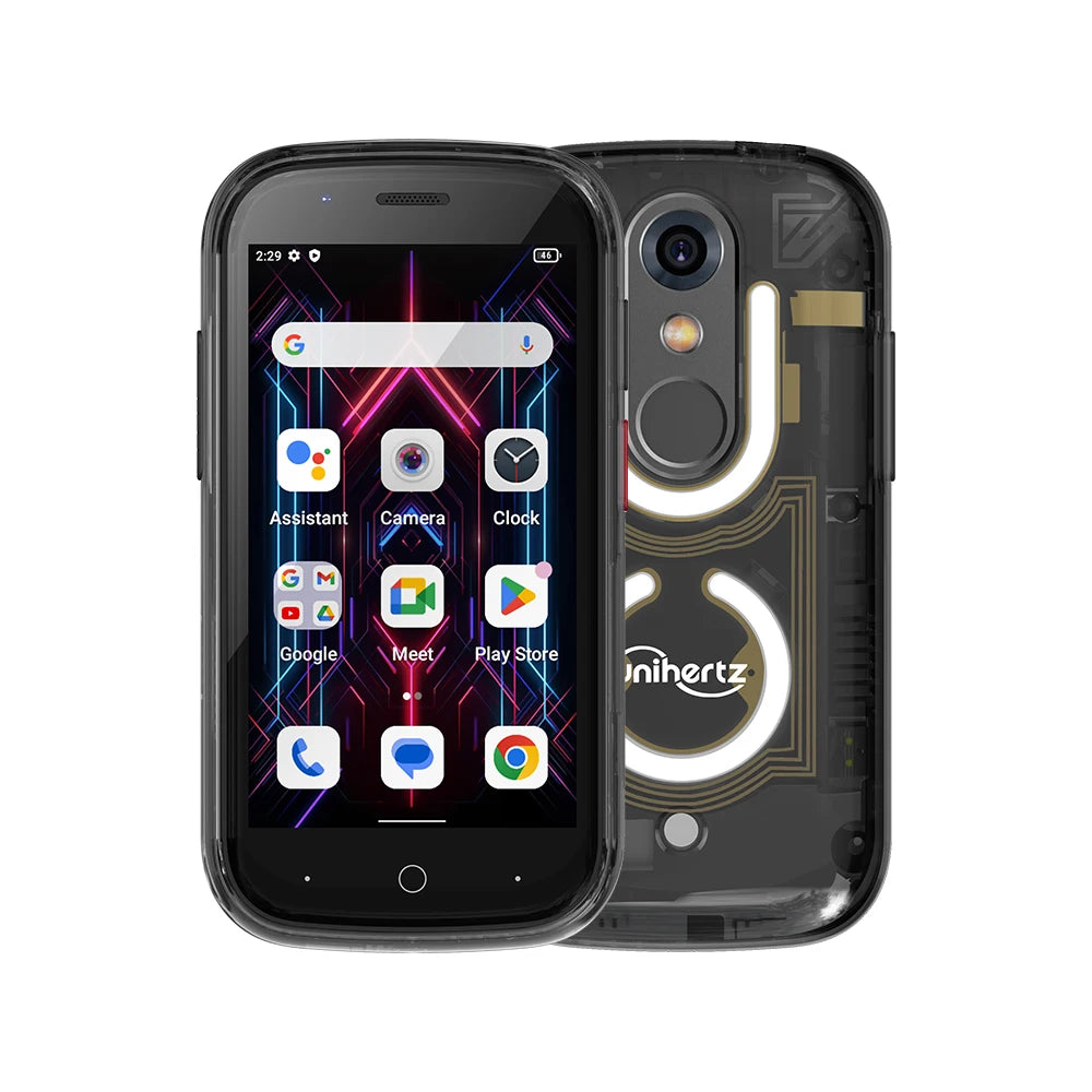 Unihertz Jelly Star 4G Android 13 8GB 256GB Unlocked Transparent Backshell LED Light 48MP 2000mAh