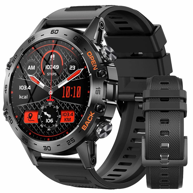 LIGE Outdoor Sports Smart Watch Men HD Screen Heart Rate Bluetooth Call IP68 Waterproof Business Smartwatch Men Watches For Man
