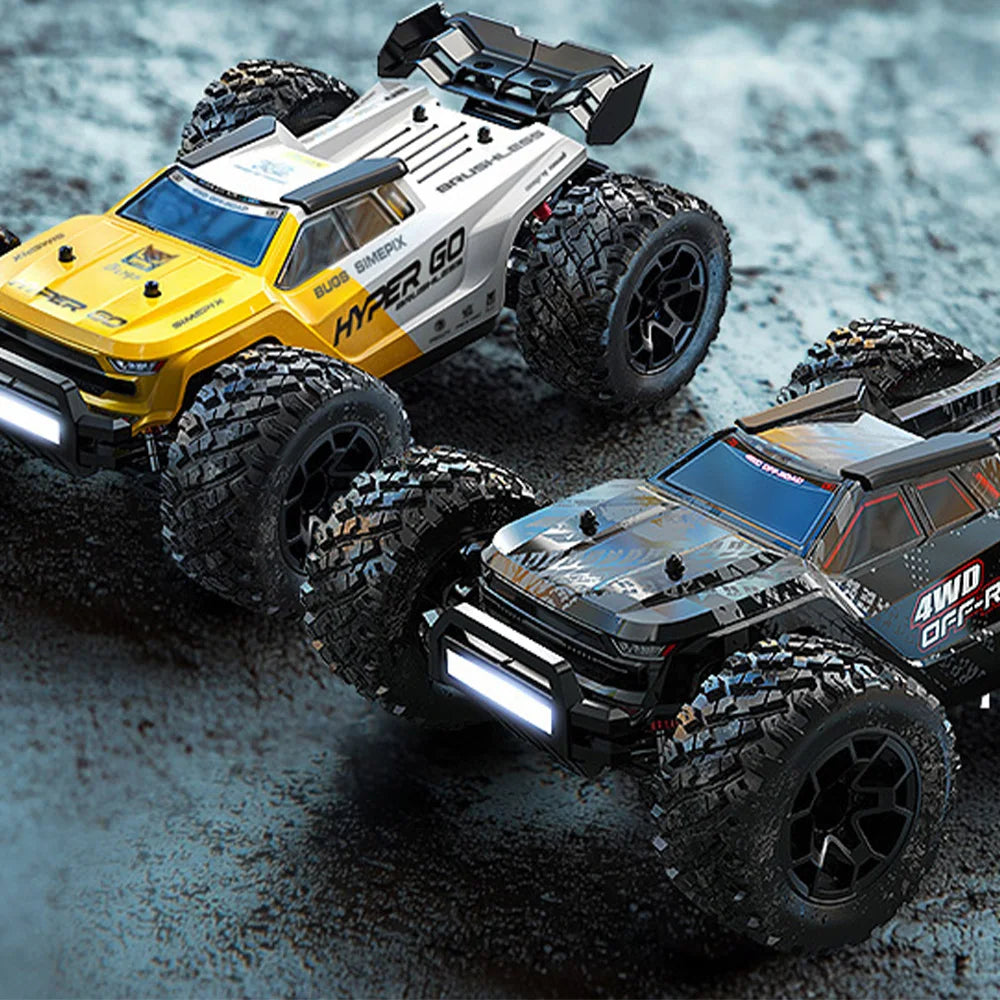 MJX Hyper Go 14207 1/14 RC Car Dual Car Shells 4WD Off-Road Racing Truck Brushless 2.4G Remote Control Car Toys As Gift