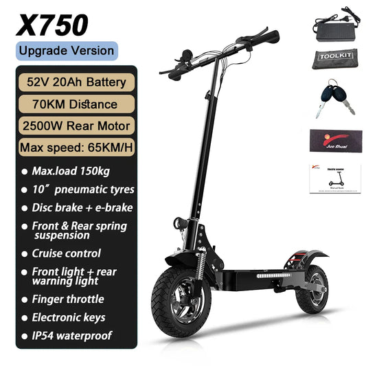 3200w Dual Motors Electric Scooter for Adults 75km/h Speed 70km Long Range 10 inch Tires E Scooter Patinete Electrico Skateboard