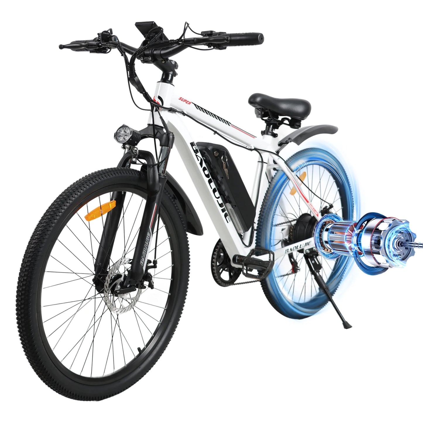BAOLUJIE DM01 Electric Bike 2000W Motor Electric Dirt Bike 60V Electric Bicycle for Adults 20" Fat Tire UL2849【1 Year Warranty】