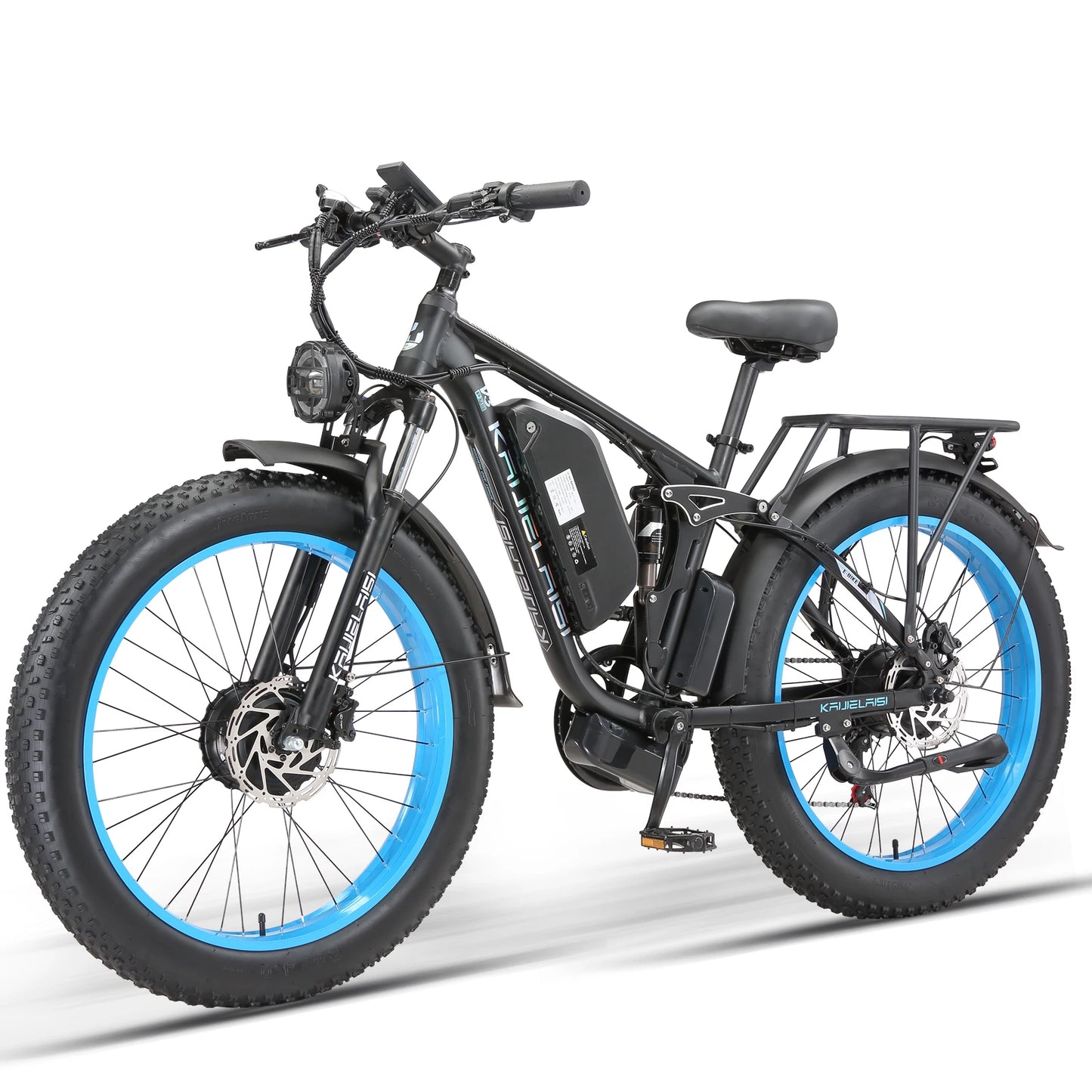 Electric Bike 3000W Dual Motor 52V 26AH Battery Hydraulic Brake Adult Off-Road E Bike 24*4.0 Inch Fat Bike Snow Electric Bicycle