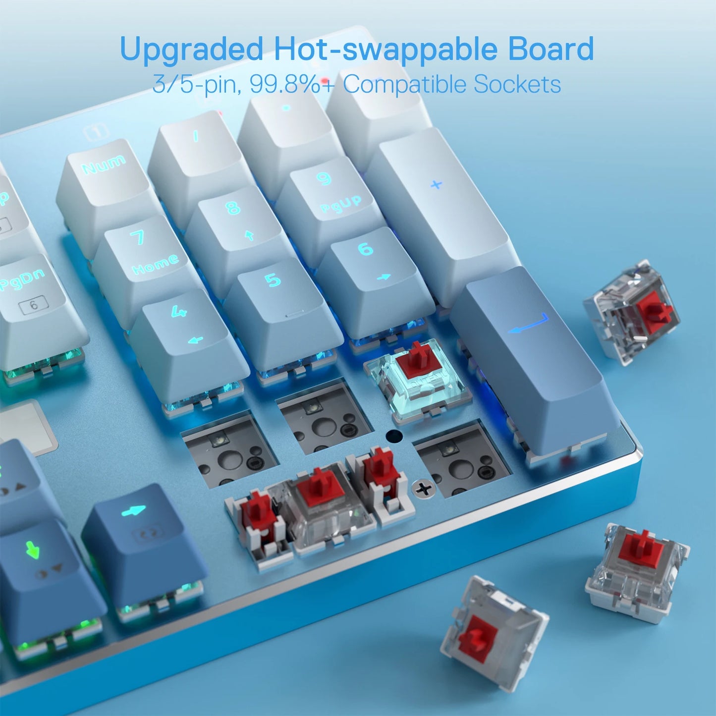 Redragon K556 SE RGB Backlit Mechanical Keyboard With Hot Swap