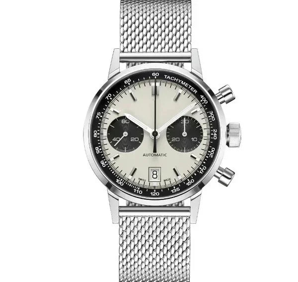 Men Watch Classic Gentle Elegant Chronograph Hamilton Family's Fashion Leisure Business Sports Watch Leather Band Reloj Hombre