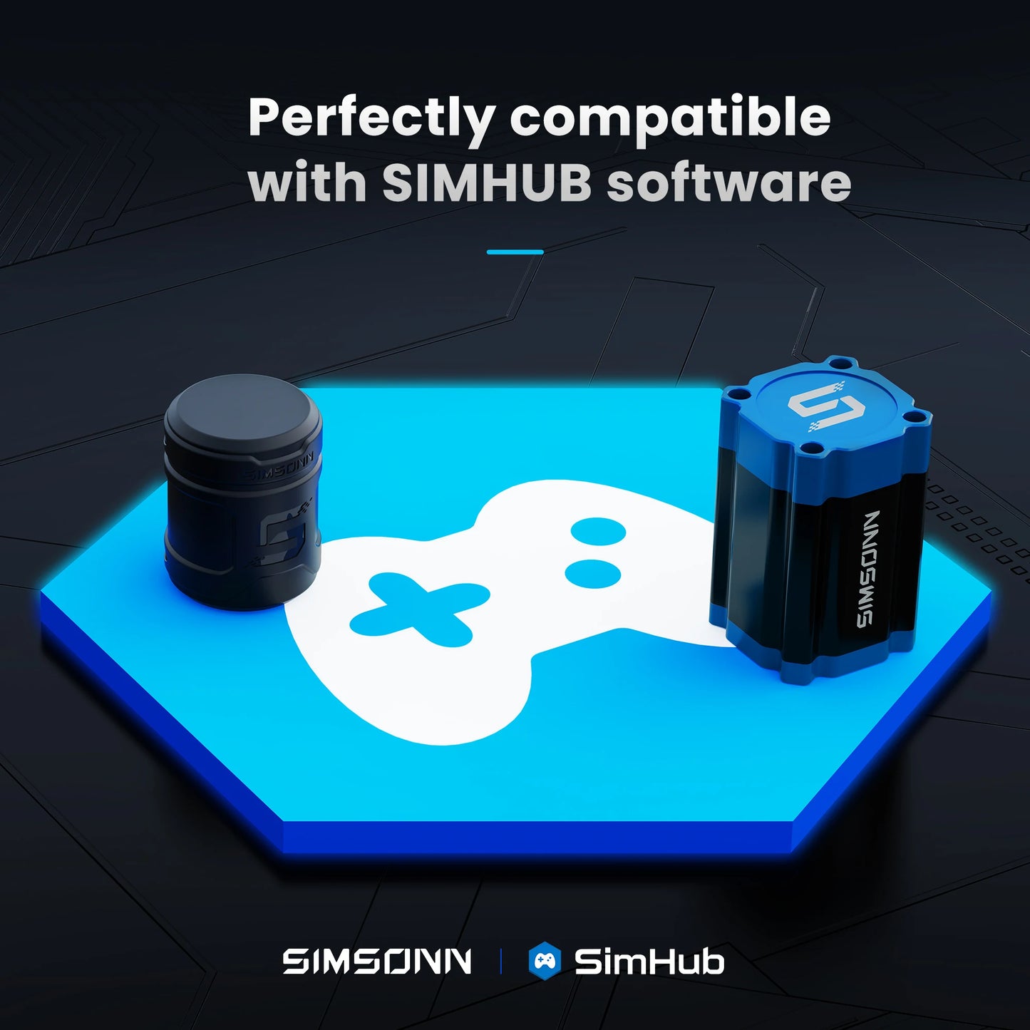 SIMSONN VAM and VAM Pro Linear Motor Haptic Reactor for the Pro X Ultra Pedal and Plus X Pedal for Vibration Feedback