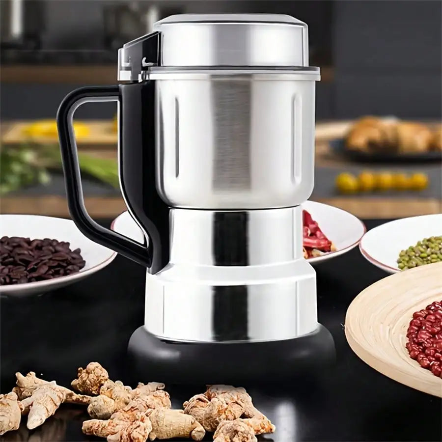 High Power Electric Coffee Grinder Kitchen Cereal Nuts Beans Spices Grains Grinder Machine Multifunctional Home Coffee Grinder