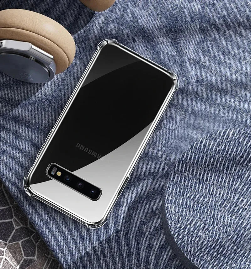 Thick Shockproof Case For Samsung Galaxy S22 S21 S20 S23 S24 S25 Ultra S10 Plus Phone Case Samsung Note 10 9 8 Silicone Cover