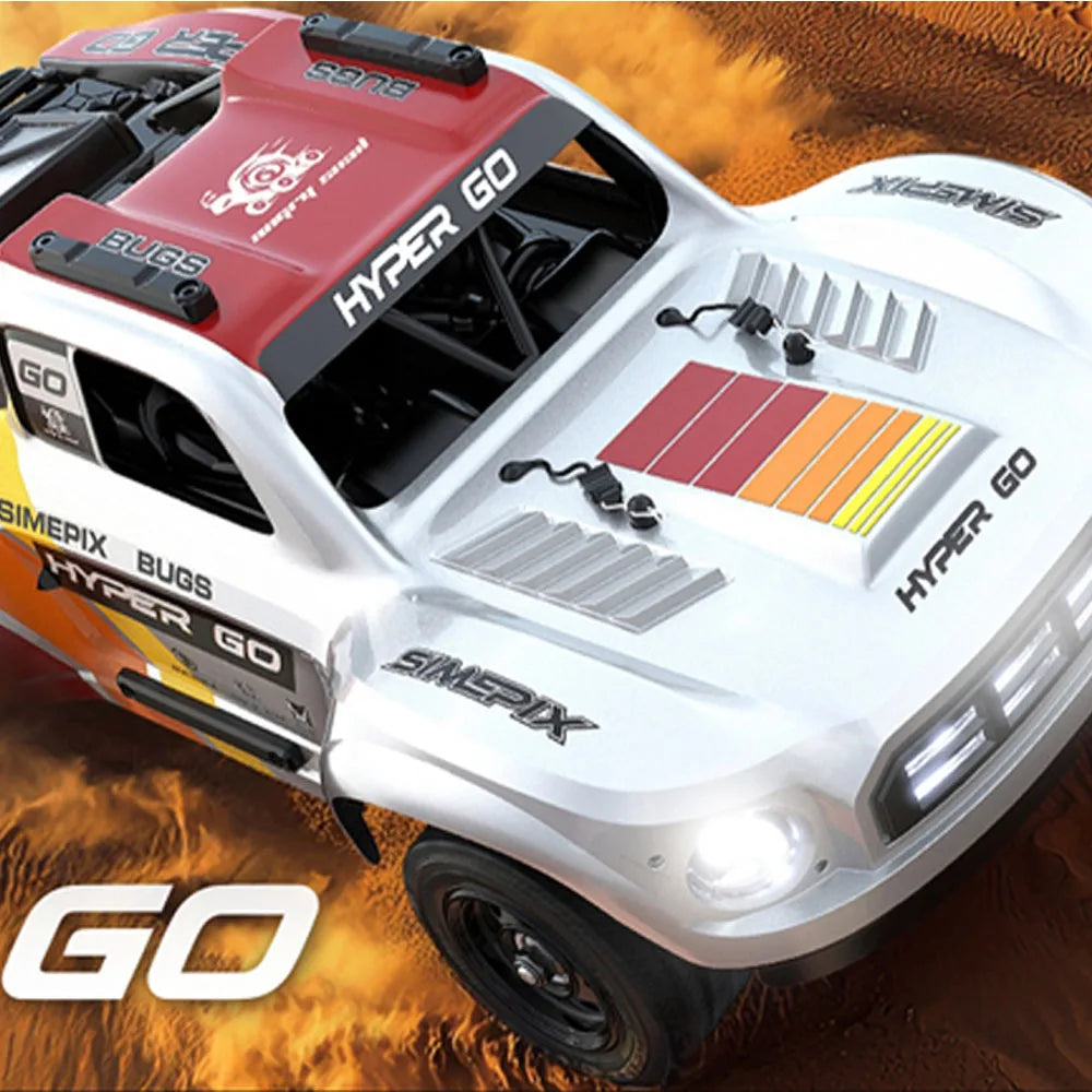 HYPER GO MJX14211 1/14 4WD RC Car 75km/h Brushless 2.4G Remote Control Car with Gyroscope Off-road Racing RC Truck Toys