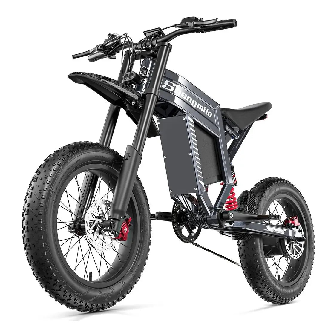 Shengmilo S900 Adult 60V30AH Battery electric bicycle,1500W E-bike Men's E-Mountain ebike , 20" Fat Tire Electric Bike