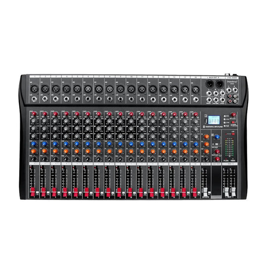 AP01 16 Channel Mixing Console Live Studio USB Bluetooth Professional Mixer