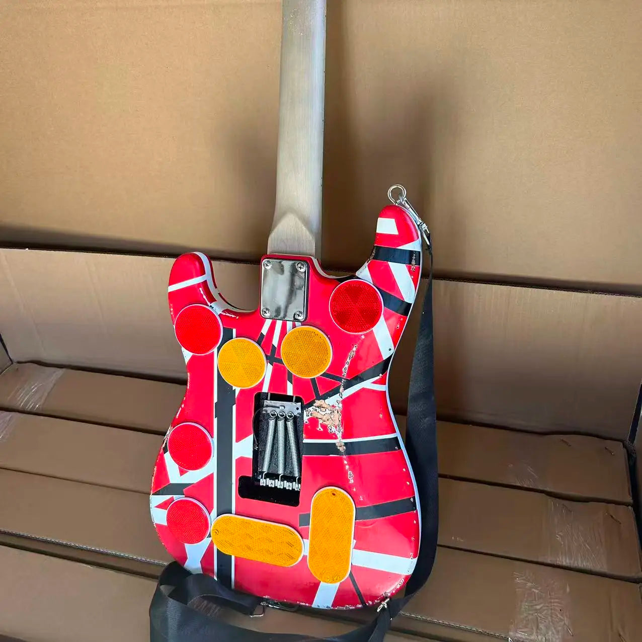 STOCK Eddie Edward Van Halen,  carbon baked maple guitar head, commemorative guitar, in stock, Preferred Gift