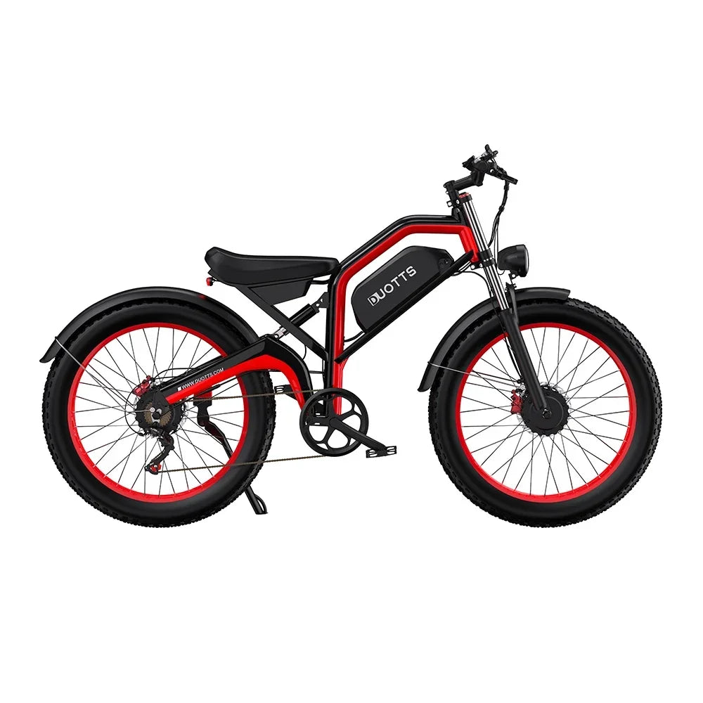 DUOTTS N26 Dual Suspension Adult E-Mountain Bike 48V 20Ah Battery Dual Motor 26 inch Fat Tire Off-road Electric Bicycle