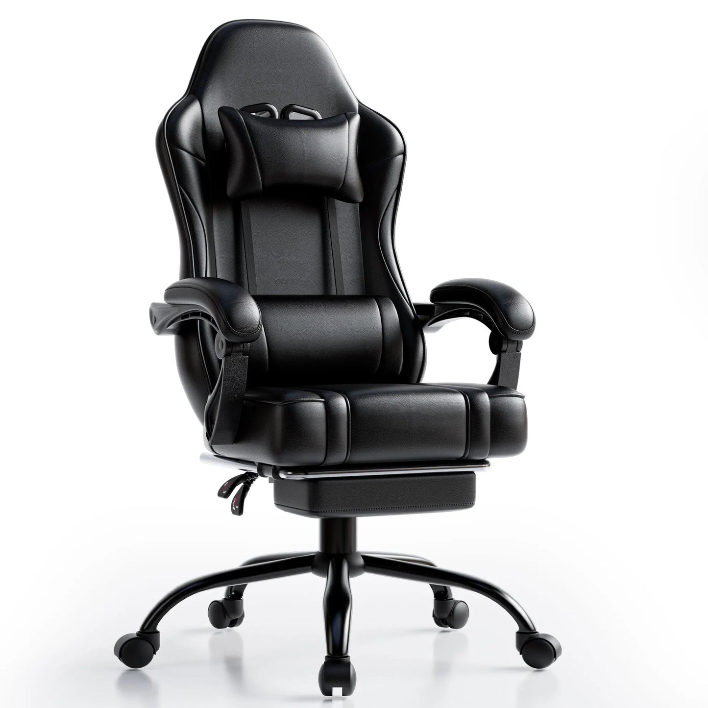 Ergonomic Gaming Chair Recliner, PU Leather Racing Game Chairs for Adults, Executive Office Chair Gamer Chair with Massager