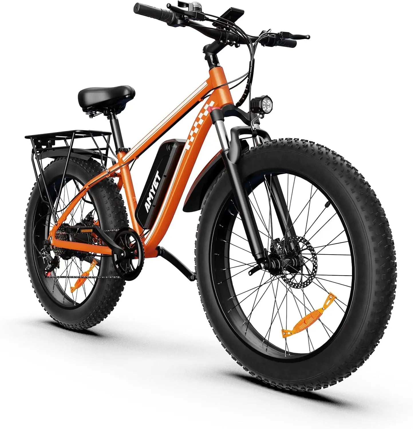 AMYET Electric Bike EB26 Blue Adults Electric Bicycle 28mph Peak 1500W 720WH Ebike 26" Fat Tire Mountain Bike Electric Dirt Bike