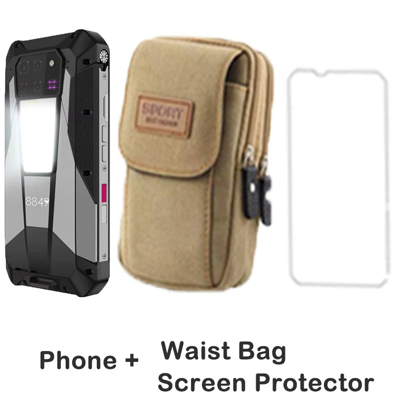 8849 Tank 3 Pro by Unihertz Rugged Projector Smartphone Android 32/36GB RAM 512GB ROM 5G 120W Charger  23800mAh OTG Mobile Phone