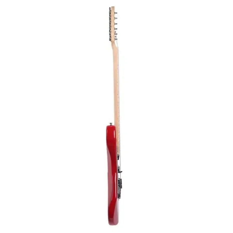 Glarry GST Stylish Electric Guitar Kit with Black Pickguard Red
