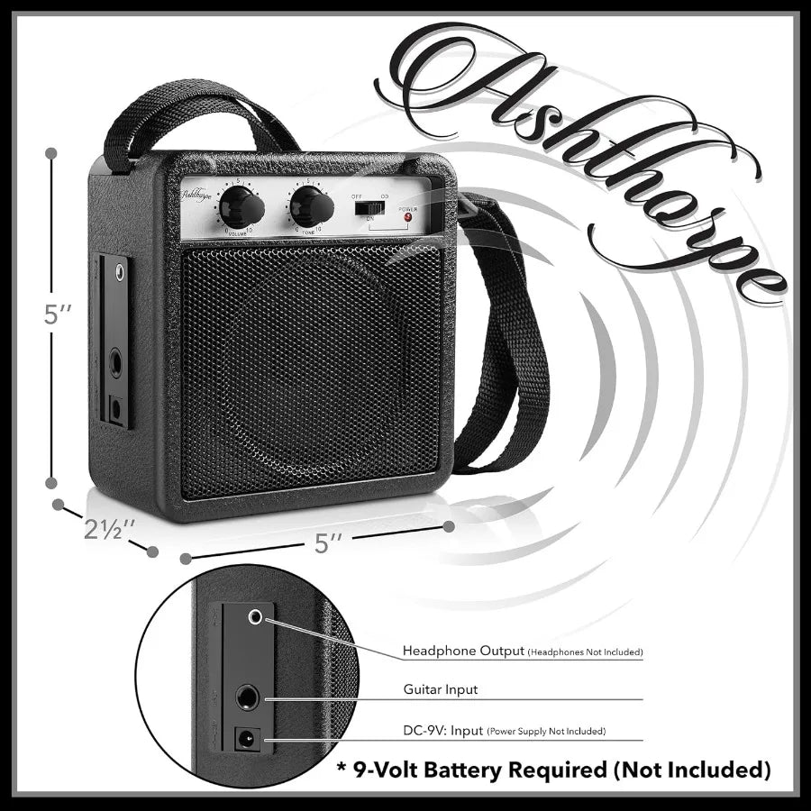 30-inch Beginner Electric Guitar Kit with Amplifier in Purple Color Perfect for Young Musicians and First-Time Players Complete