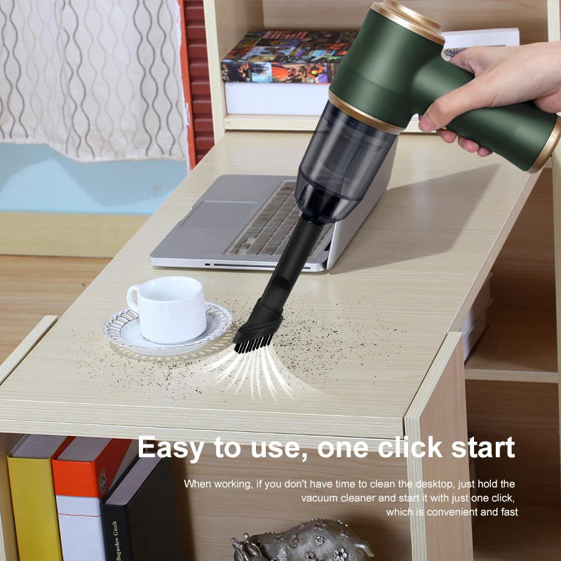 Wireless Car Vacuum Cleaner for Cleaning Bedroom Carpets Portable High Power Function Home Appliance Cleaning Machine