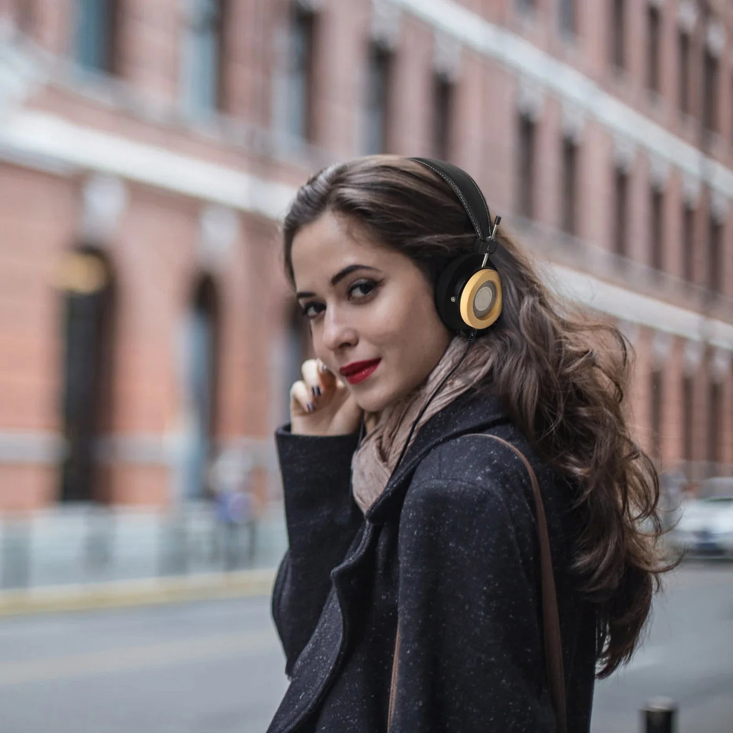 OKCSC WTD-3 Maple Wooden On-Ear Headphones Superior Sound with 40mm Speakers 3.5mm Replacement Cable HiFi Open-Back Headphones