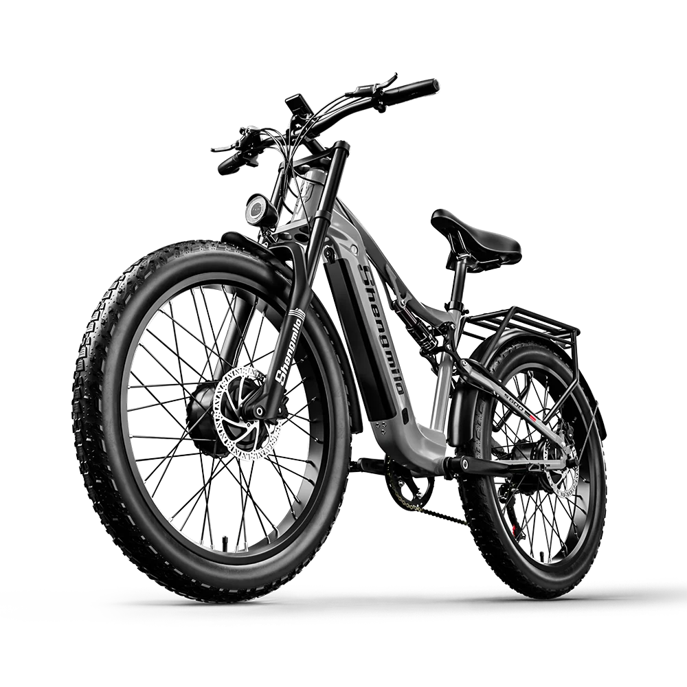 Shengmilo S600 Adult 2000W Electric Bicycle with Two Motor 48V17.5AH Battery 26 Inch Fat tire Ebike Men's Mountain Electric Bike