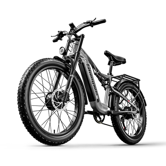 Shengmilo S600 Adult 2000W Electric Bicycle with Two Motor 48V17.5AH Battery 26 Inch Fat tire Ebike Men's Mountain Electric Bike