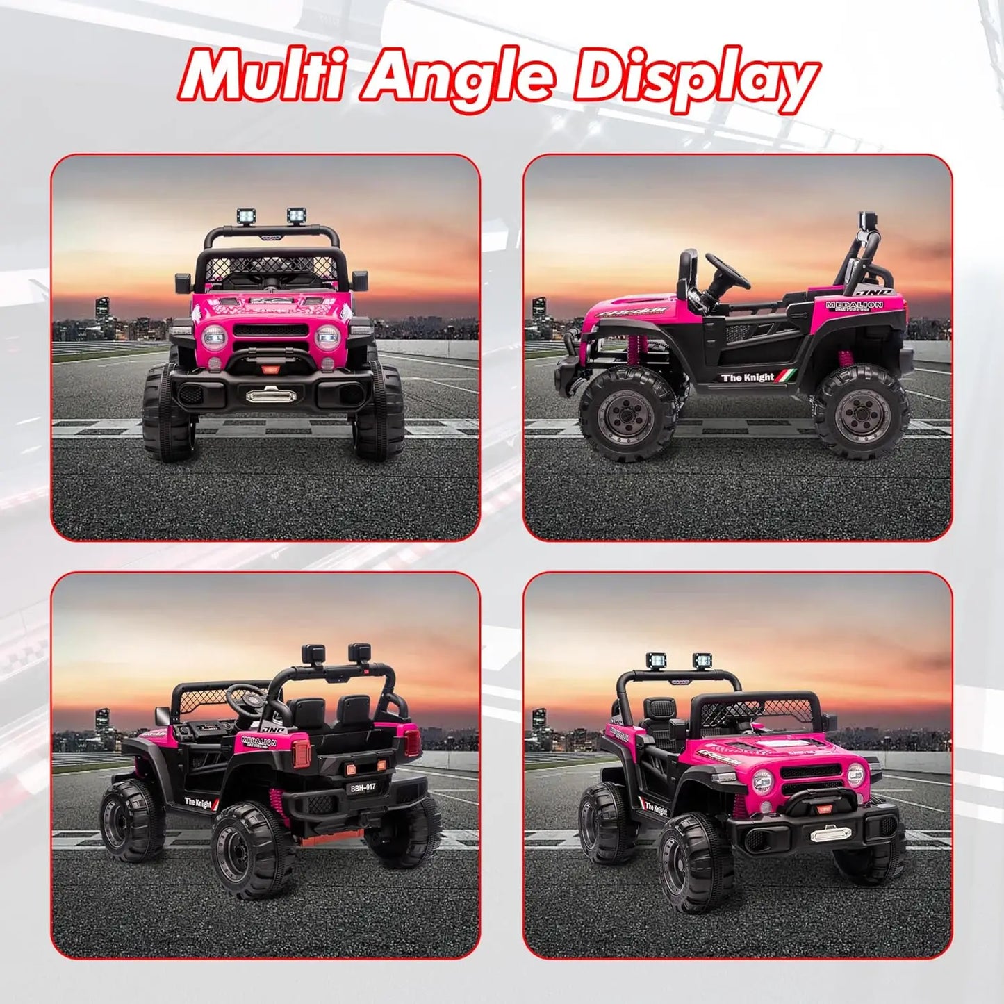 12V Kids Ride On Car,2 Seater Electric Toy Car for Toddlers and Children,with Remote Control, Battery-Powered,Music,Led Lights