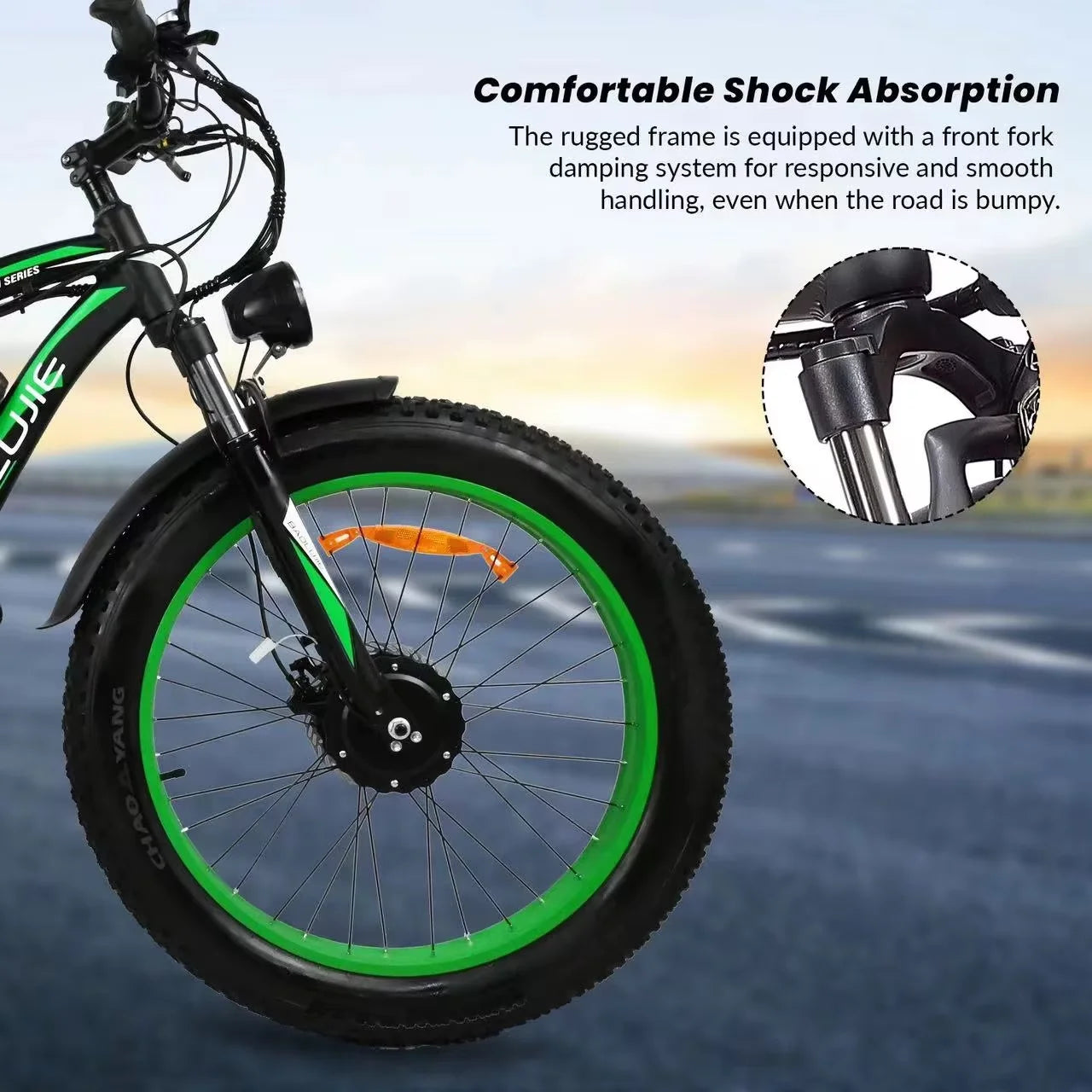 Electric Bike 2000W Dual Motor 48V20AH Lithium Battery 21 Speed E-bike Hydraulic Brake 26*4 Inch Fat Tire Snow Electric Bicycle