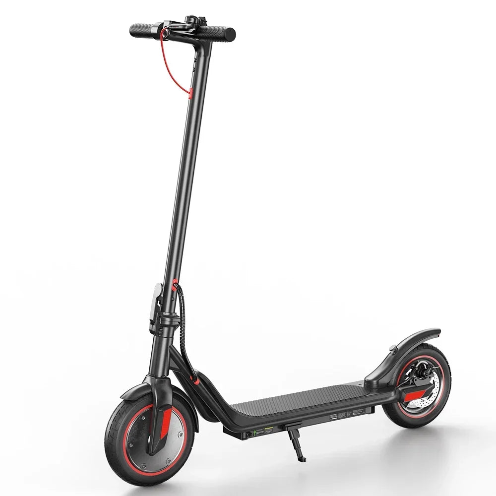 IScooter i9M Adult Men 500W Electric Scooter 10 Inch Tire Foldable Electric Scooter 36V 7.5 AH City Electric Scooter