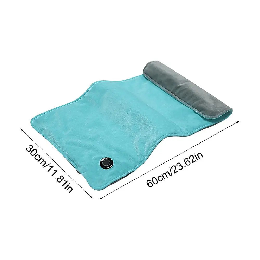 USB Electric Heating Blanket Heated Throw With 3 Heat Settings Fast Heating Blanket Warm Wrap For Home Travel 11.8 X 23.6 Inch