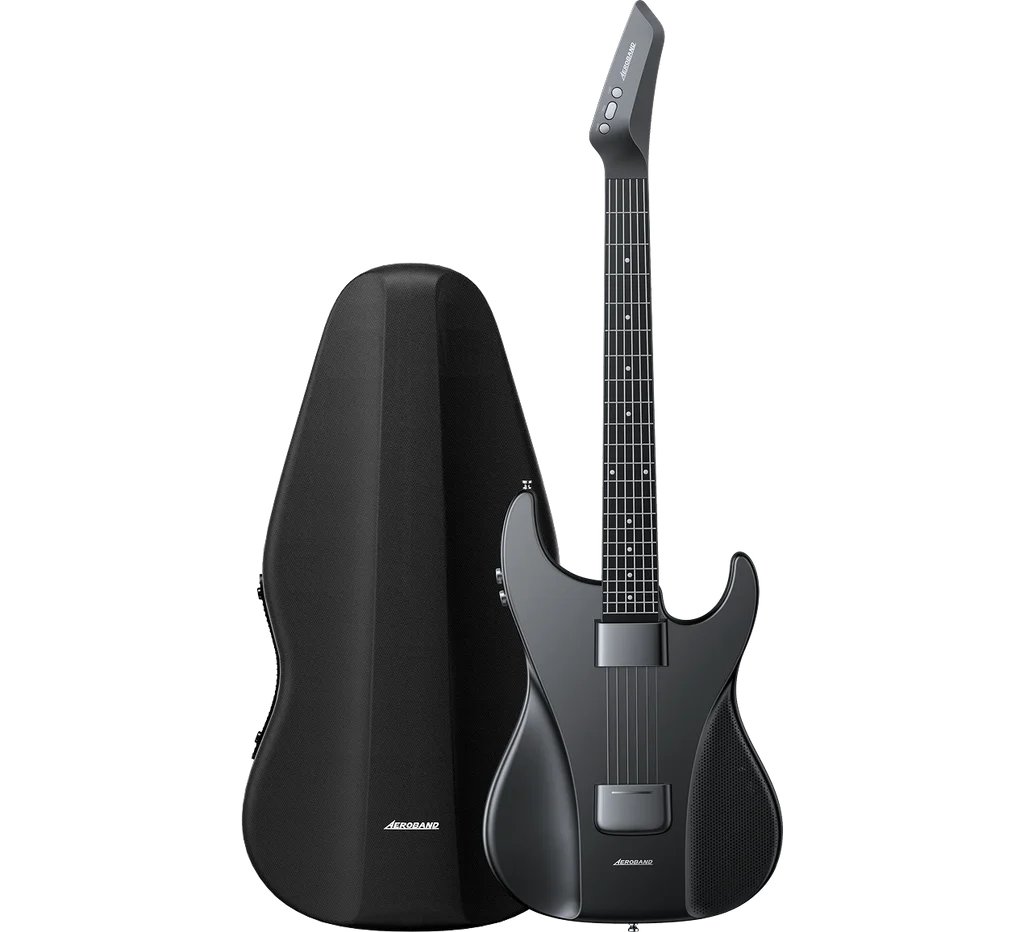 AeroBand Guitar Travel Electric Guitar Pain-Free Silicone String All-in-One 9 Sound Styles Acoustic Bass Overseas shipping