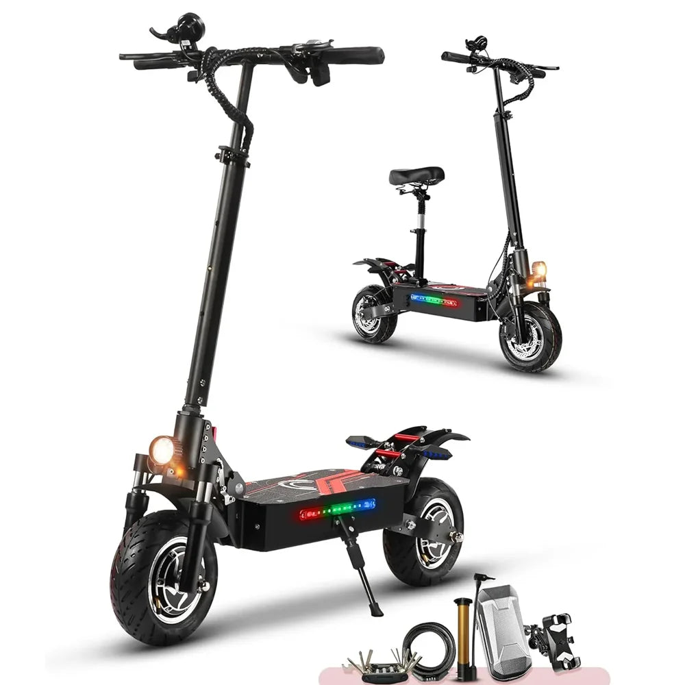 US EU Stock BOYUEDA E-Scooter with 10 Inch Wheels 52v 3200w Electric Scooter