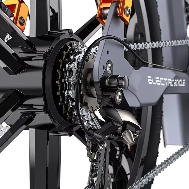 ENGWE X26 E Bike Folding 1000W Motor 48V29.2AH Lithium Battery All-terrain Electric Bicycle Adult 26*4.0 Fat Tire Electric Bike