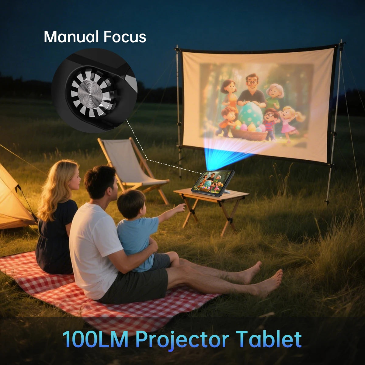 Unihertz 8849 TANK PAD E Rugged Tablet with Projector Android 21000mAh 120Hz 50MP Camera 24GB 512GB 66W 10.95 inch Phone Tablet