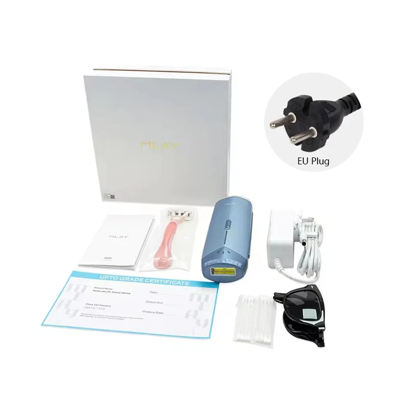 MLAY Laser Epilator T18 For Women And Men Home Use IPL Hair Removal Device Original Unlimited Flashes Lce Painless Machine