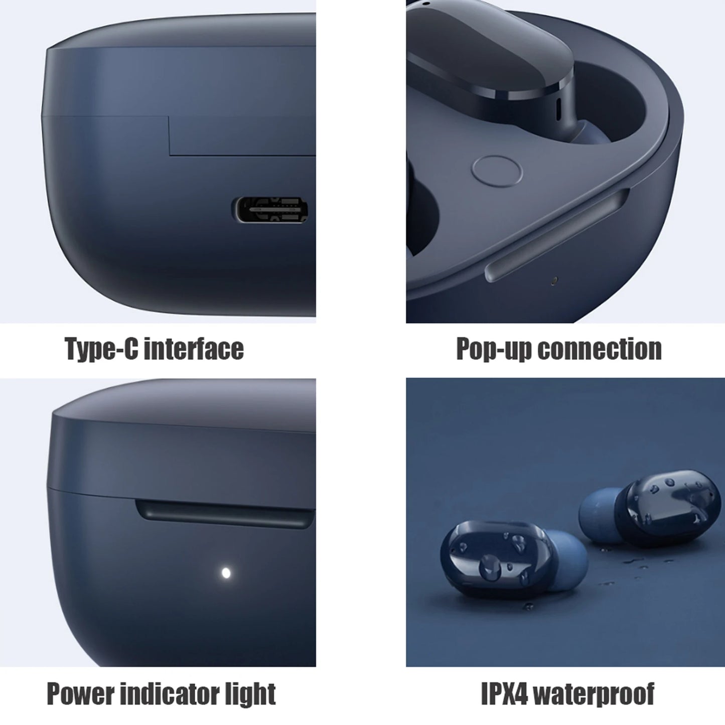 Redmi Airdots 3 BT5.2 True Wireless Stereo In-Ear Earbuds Qualcomm 3040/Hybrid Driver/DSP Noise Reduction/IPX4 Waterproof