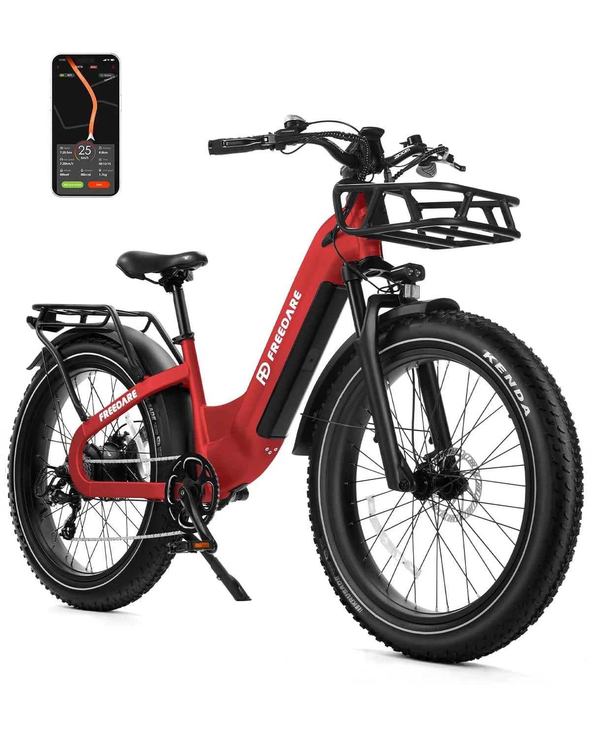 Fat Tire Electric Bike for Adults, 1000W 48V 20Ah All-Terrain e-Bike, 90 Miles UL Certified Mountain Bicycle, Smart e Dirt Bike