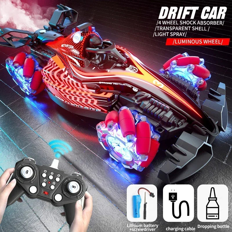 New Drift RC Car Remote Control Car Racing Spray 2.4G High Speed Off Road Competition Vehicle RC Boys Toys for Children Toy Gift