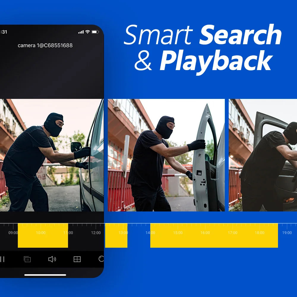 ANNKE 8CH FHD 5MP POE Network Video Security System H.265+ 6MP NVR With 5MP Surveillance POE Cameras With Audio Record Ip Camera