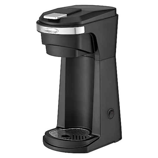 TS-1101BK Electric Coffee Maker for Home Use Black Stainless Steel Body 12-Cup Ccity Rapid Heating Energy Efficient