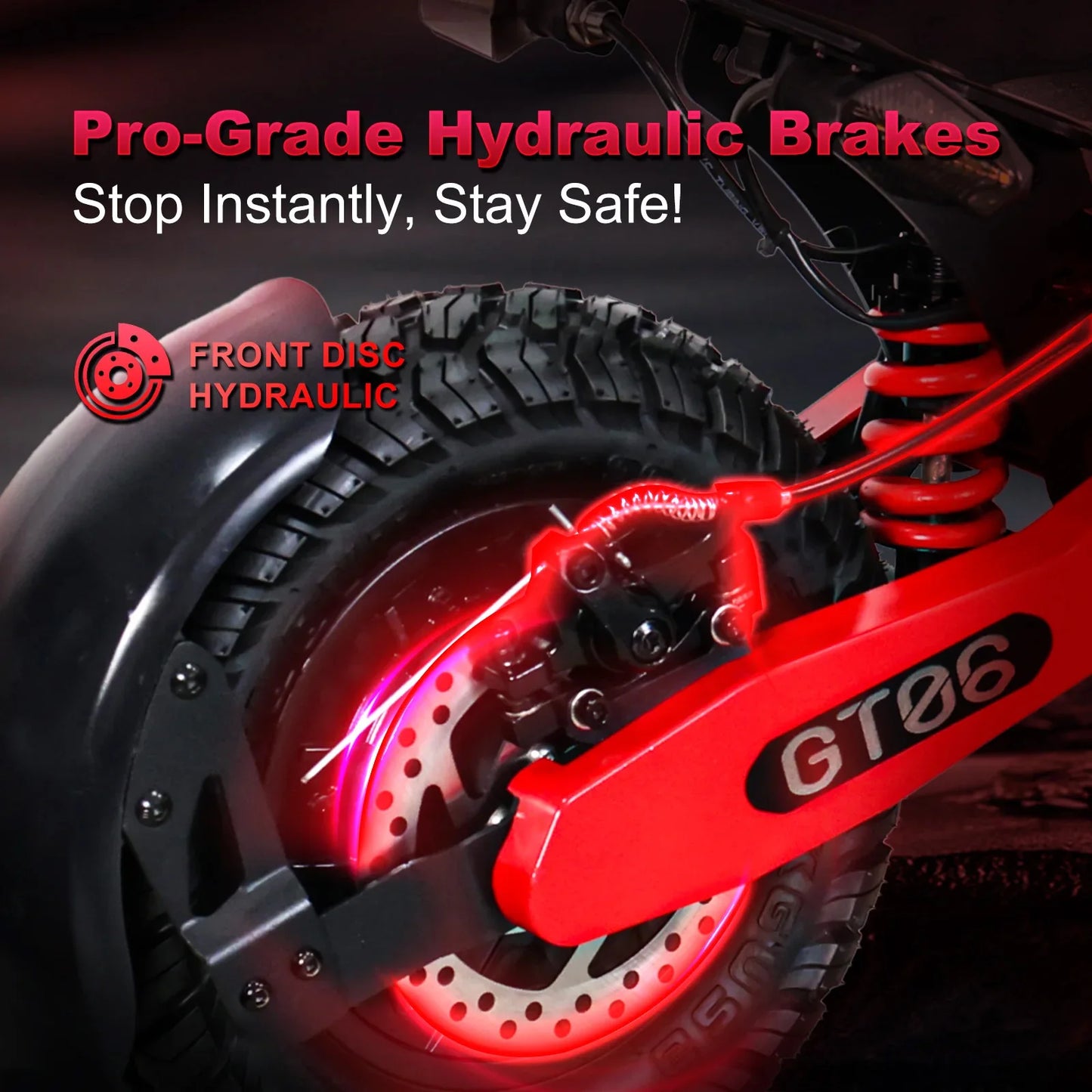 Electric Scooter for Adults, 1200W Motor Fast E Scooter, 11" Off-Road Tires, Up to 28 MPH Top Speed &32Miles Long Range, Dual Br